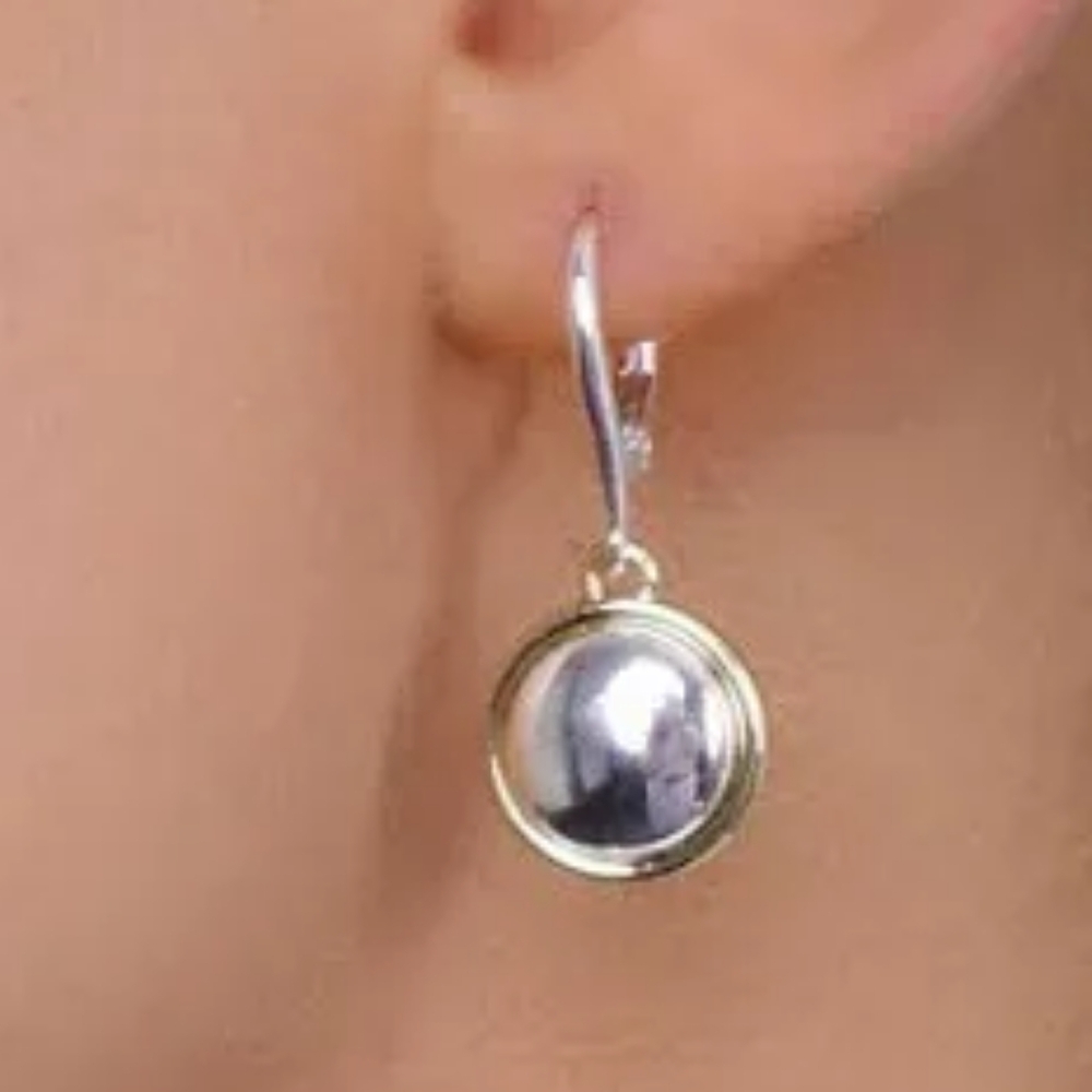 Lauren Ralph Lauren Two Tone Leverback Drop Earrings